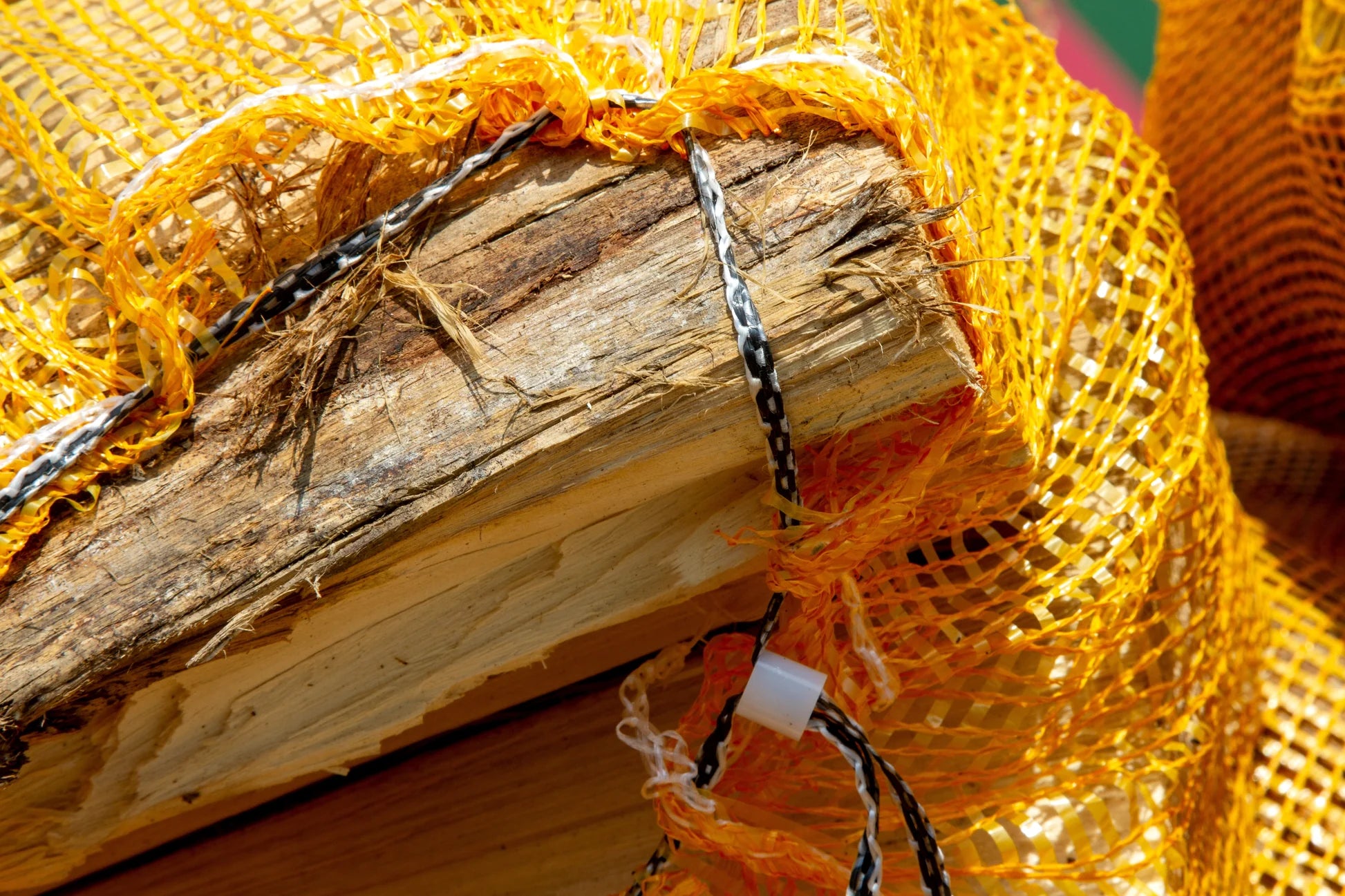 Firewood Logs in Net