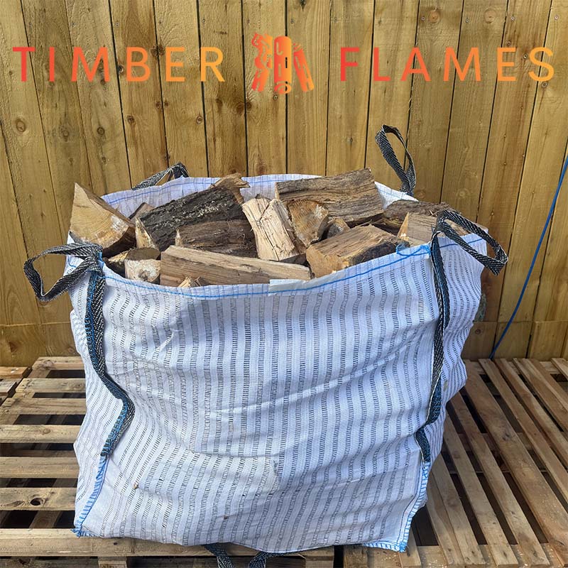 Bulk Bag Seasoned Firewood Logs