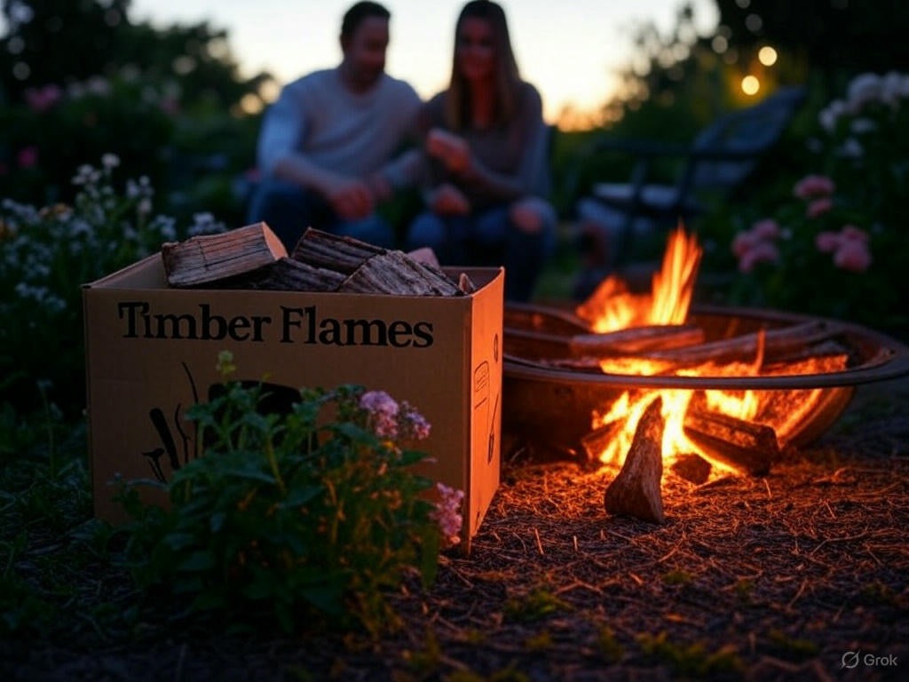 Softwood Fire Pack Box – The Quick Flame Kit