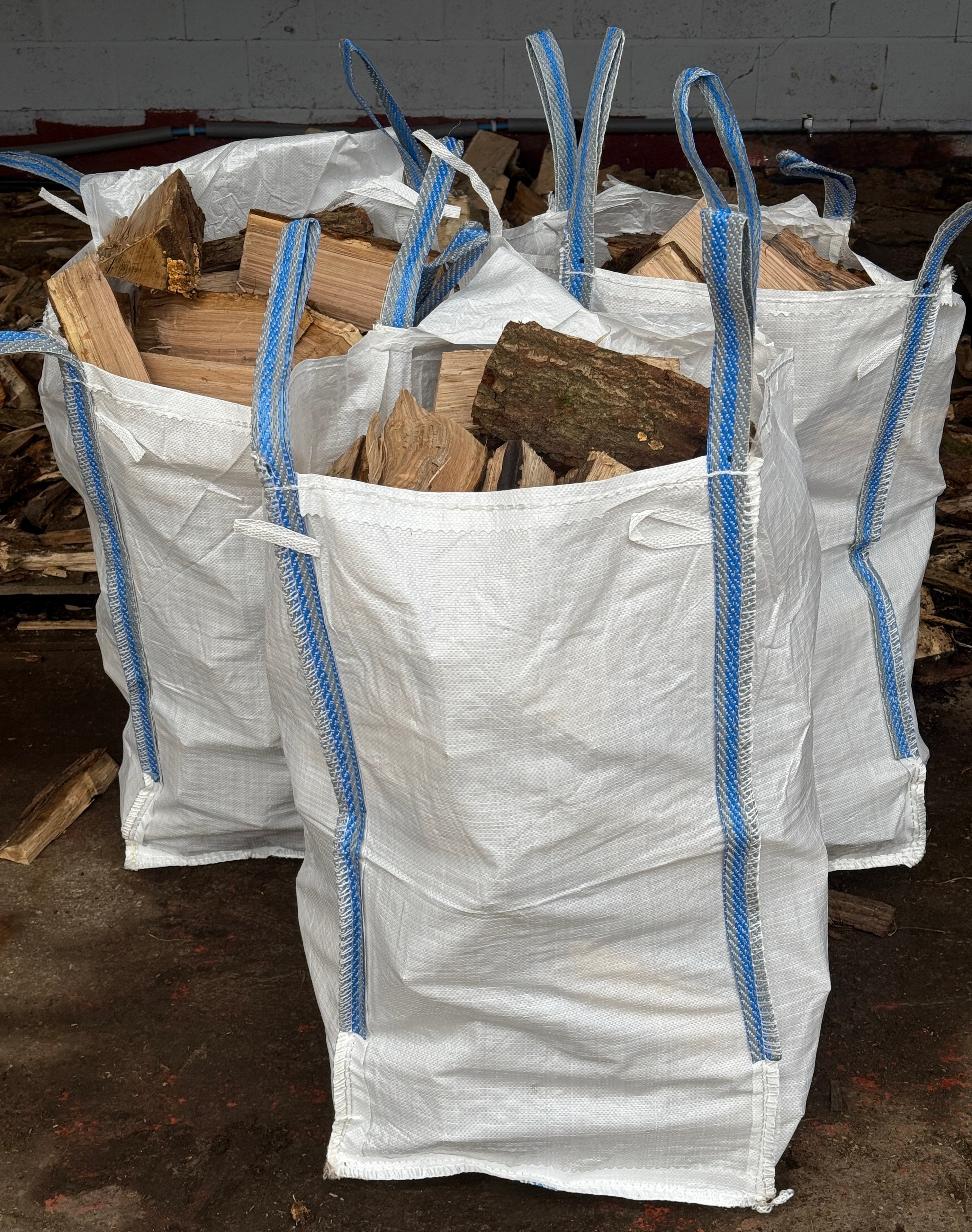 Kiln-Dried Ash Firewood Logs – 12 Barrow Bags